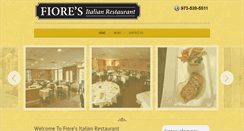 Desktop Screenshot of fioresitalianrestaurantnj.com